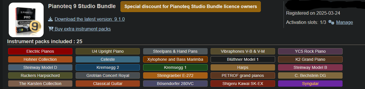 Modartt Pianoteq 9 Studio Bundle